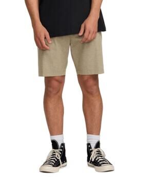 BILLABONG Men's Crossfire 19 Submersible Shorts Size 32 Khaki Flat Front NWT